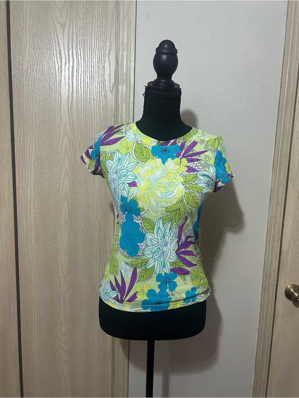 George Multicolor Floral Short Sleeve Tee